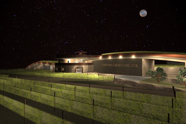 New winery on tenuta sienna vineyard